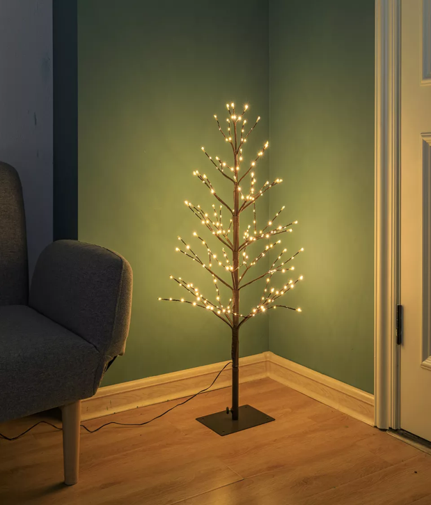 Christmas tree with lights 120 cm with 240 bulbs (C-9)