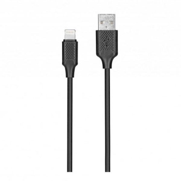KITs USB 2.0 to Lightning cable, 2A, black, 1m