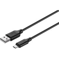 KITs USB 2.0 to Micro USB cable, 2A, black, 1m