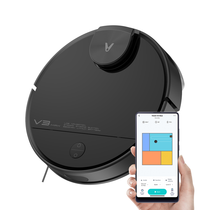 Vacuum Cleaner-Viomi Robot Vacuum Cleaner V3 Max (V-RVCLM27B)