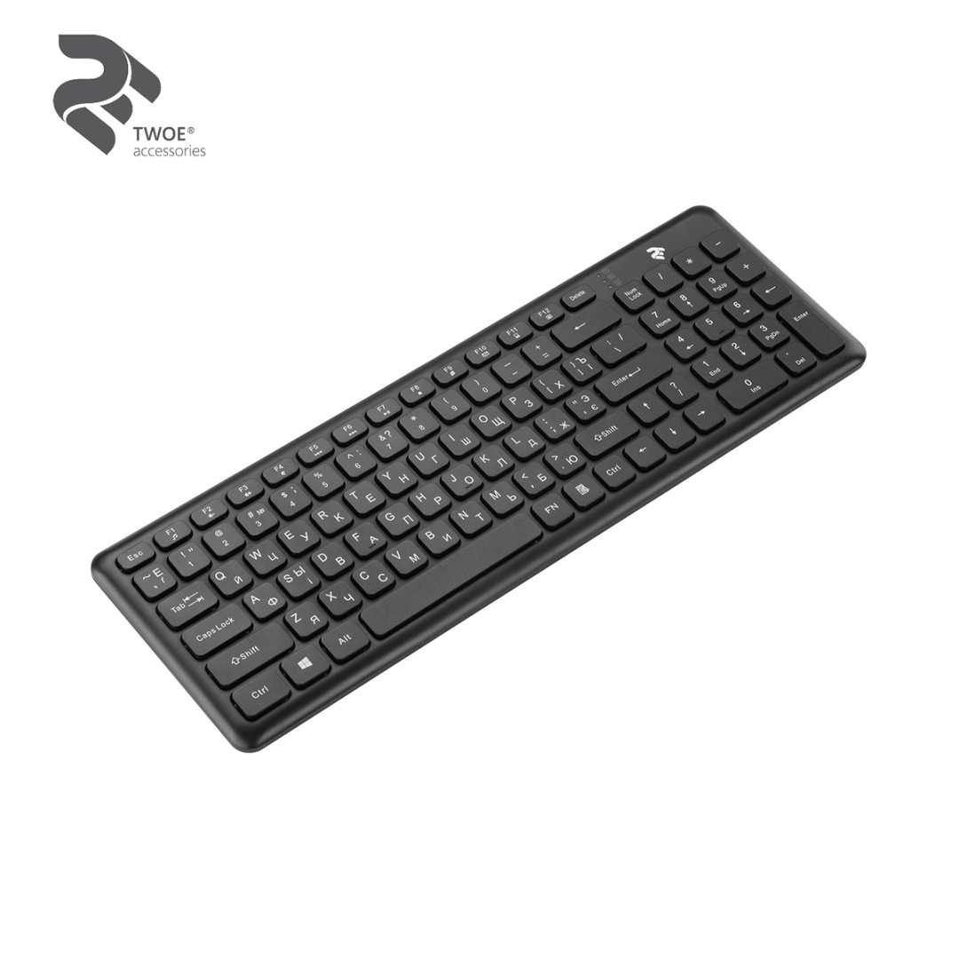 2E Keyboard KS230 Slim WL Black
