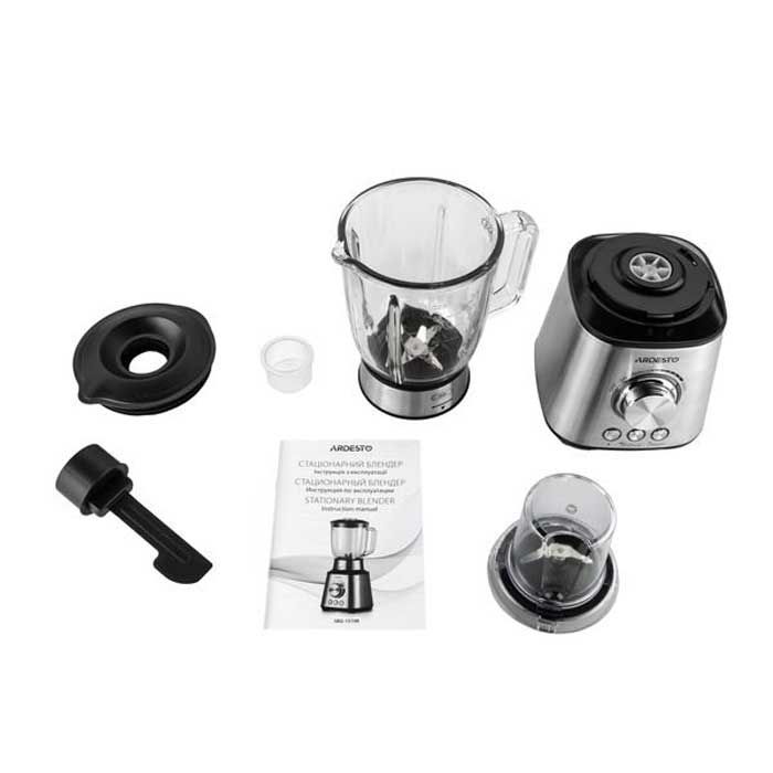 Blender-Ardesto SBG-1510B 2 in 1 Stationary Silver-Black