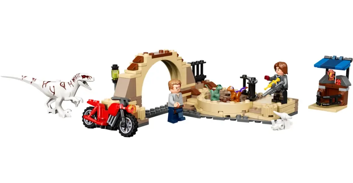 LEGO Jurassic World Atrociraptor Dinosaur: Bike Chase