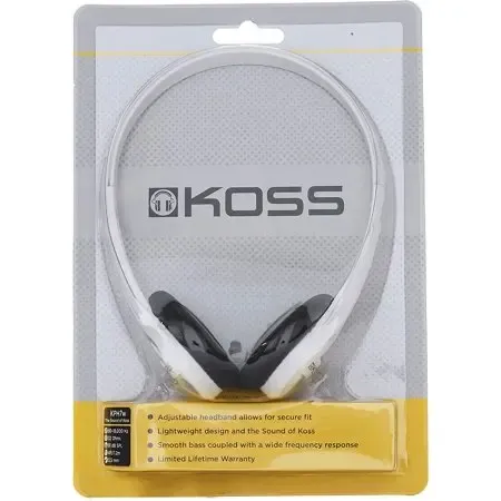 Koss Headphones KPH7w On-Ear White