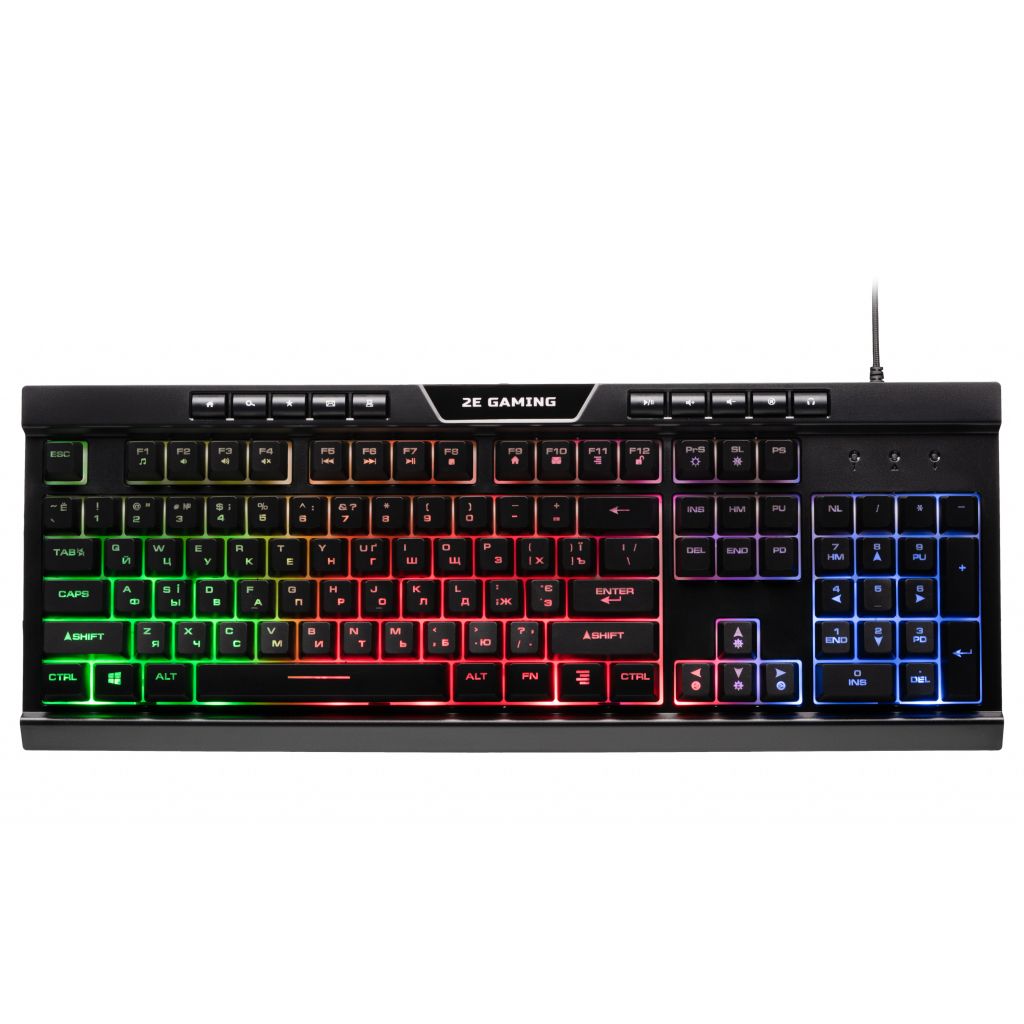 2E GAMING Keyboard KG300 LED USB Black Ukr