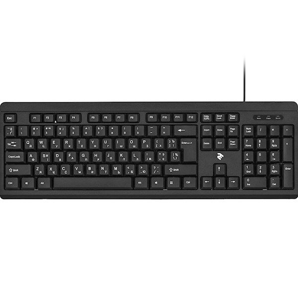 2E Keyboard  KS108 USB Black