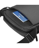 ნოუთბუქის ჩანთა-2E Vertical Bag, Melange 10", Black