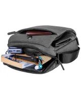 ნოუთბუქის ჩანთა-2E Vertical Bag, Melange 10", Black