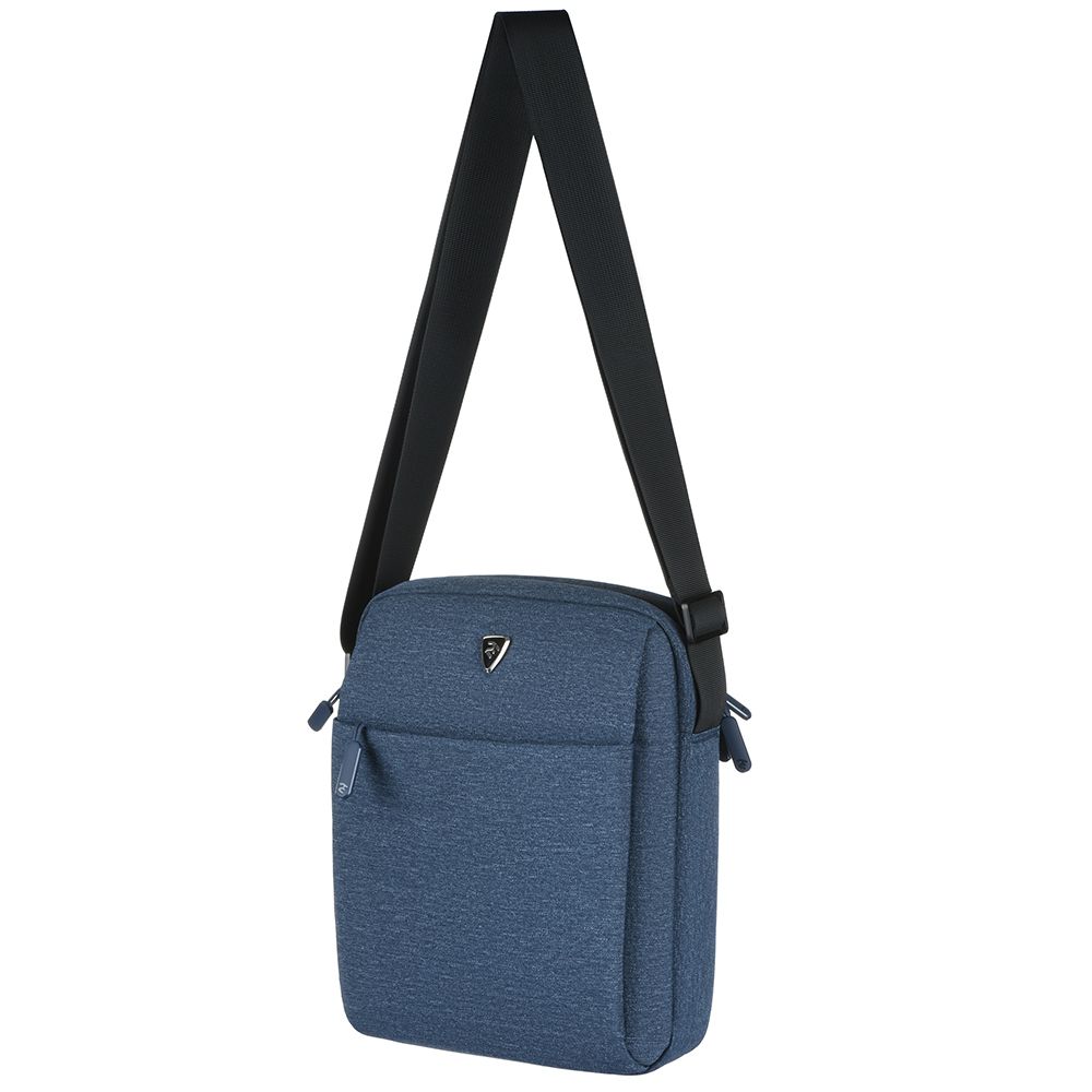 ნოუთბუქის ჩანთა-2E Vertical Bag 2E, Melange 10", Navy-Blue