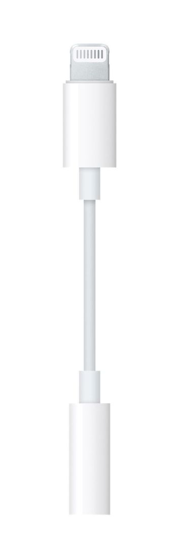 Apple Lightning to 3.5 mm Headphone Jack Adapter Model A1749 (MMX62ZM/A)