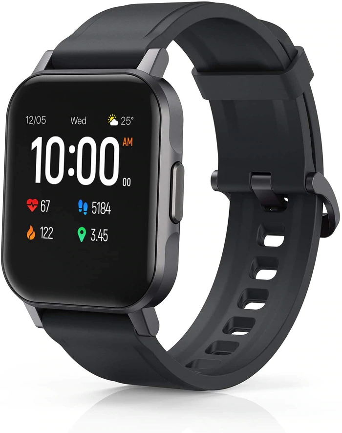 AUKEY LS02 Smartwatch Fitness Tracker 12 Activity Modes IPX6 Waterproof Black