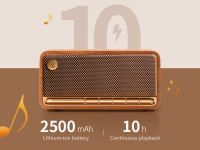 Edifier MP230, 20W, Bloototh, USB, micro SD, Portable Bluetooth Speaker, Brown