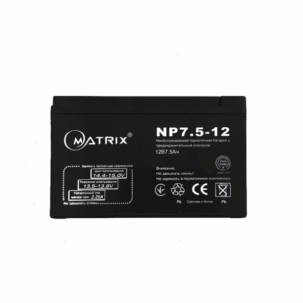 Accumulator-ENOT NP7.5-12 battery 12V