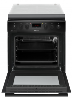 გაზქურა-Hansa FCMS68249 85/60/60, Oven EL Black, Top 3+1
