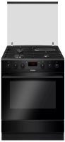 გაზქურა-Hansa FCMS68249 85/60/60, Oven EL Black, Top 3+1