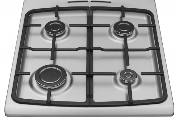 გაზქურა-Hansa FCMXS593633 85/50/60, Oven EL, Silver, Top 4 Gas