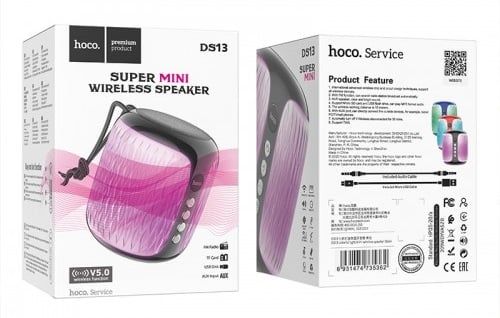 HOCO DS13 Colorful Light Mini Wireless Speaker Black
