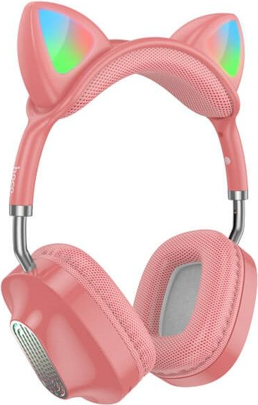 Hoco ESD13 Skill cat ear BT headphones Pink