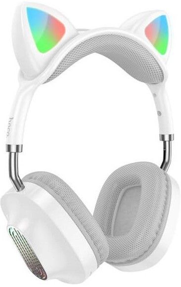 Hoco ESD13 Skill cat ear BT headphones White