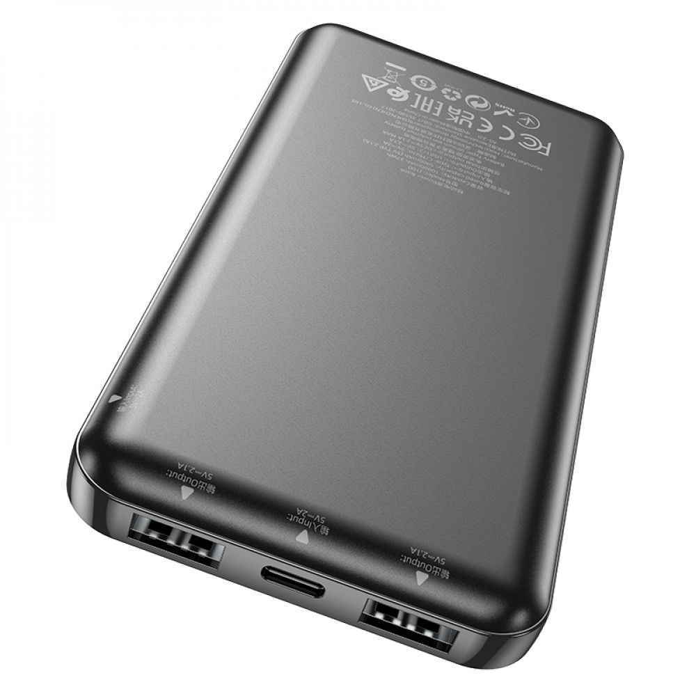 HOCO J100 High-ranking power bank(10000mAh) Black