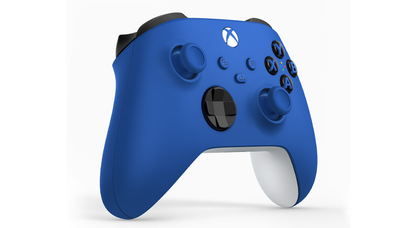 Microsoft Official Xbox Series X/S Wireless Controller - Shock Blue (889842654752) (Xbox Series X/S)