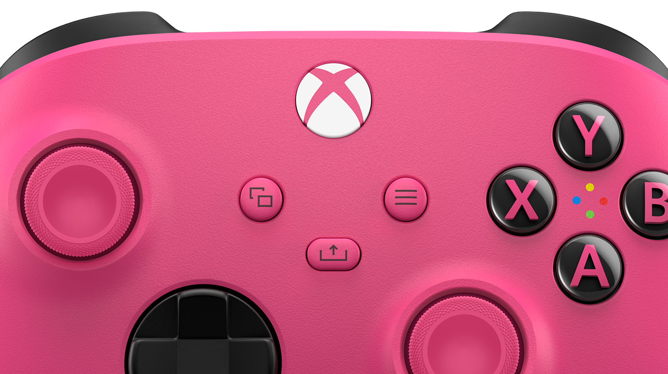 Microsoft Official Xbox Series X/S Wireless Controller - Deep Pink (889842875577) (Xbox Series X/S)