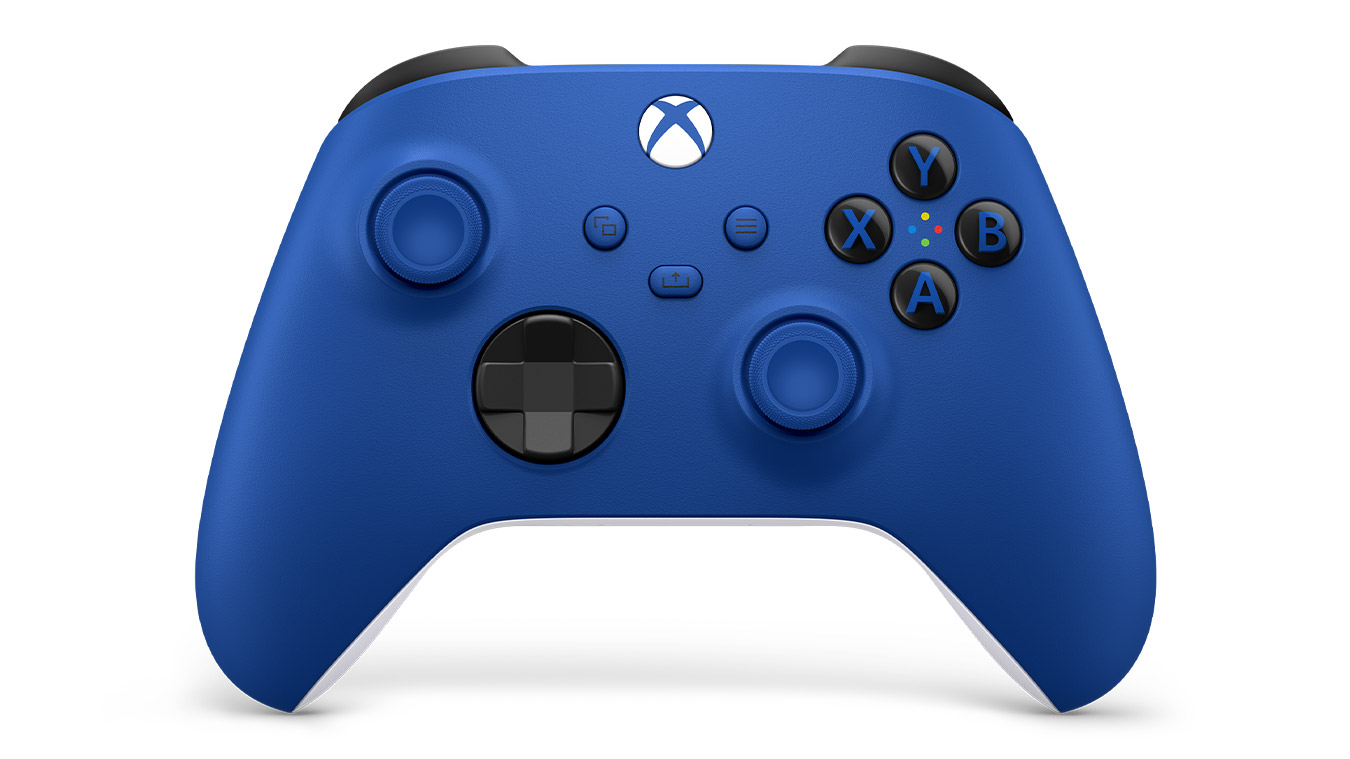 Microsoft Official Xbox Series X/S Wireless Controller - Shock Blue (889842654752) (Xbox Series X/S)
