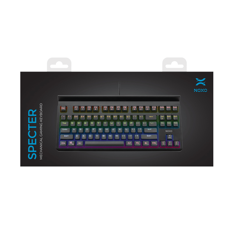 NOXO Specter Mechanical gaming keyboard Blue Switches,EN/RU