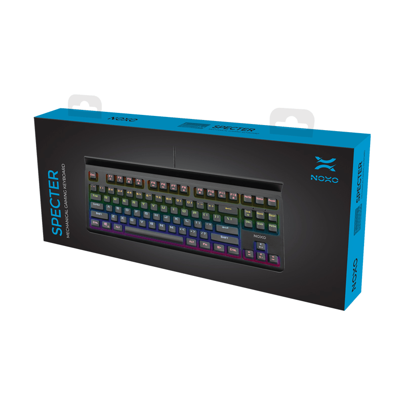 NOXO Specter Mechanical gaming keyboard Blue Switches,EN/RU