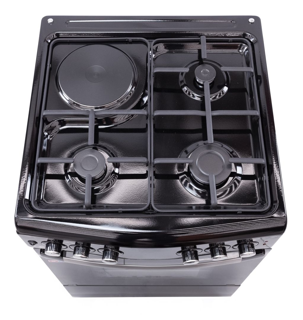 გაზქურა-Oz OM 6031 BL / OCourved60X60B3/1 Coocker, 3+1, Oven-Combination