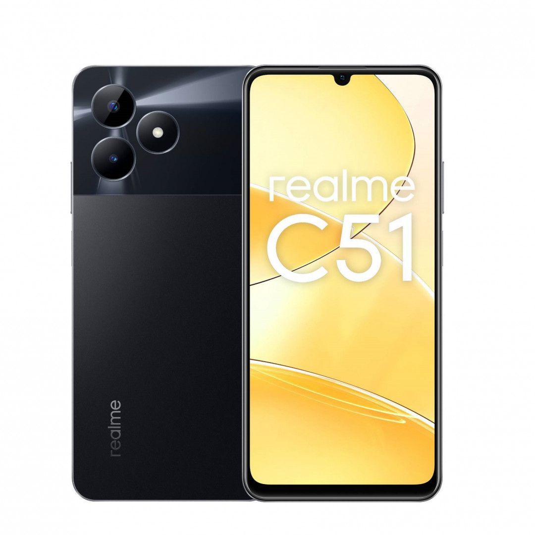 realme C51 128GB 4GB NFC Carbon Black RMX3830