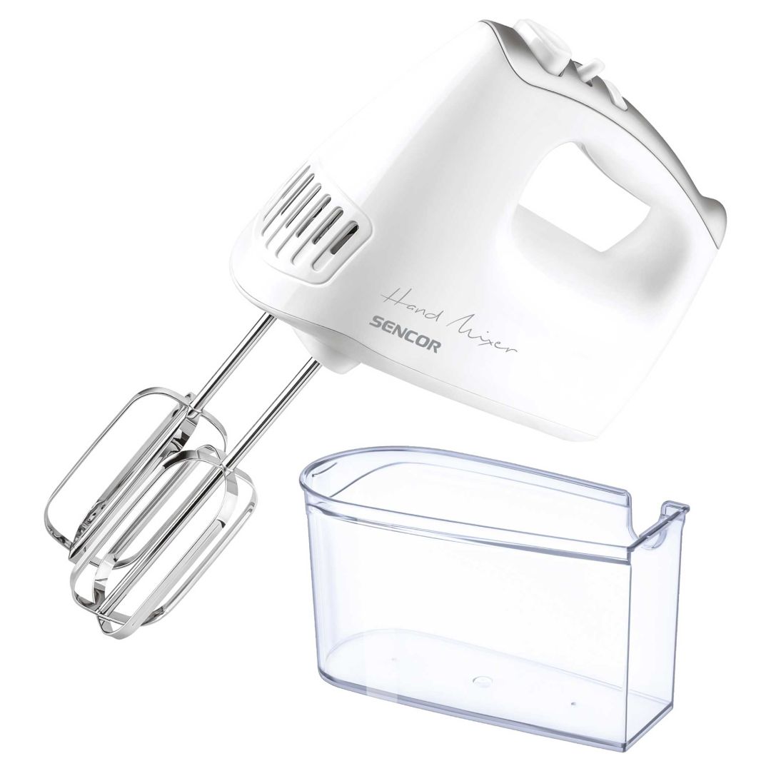 მიქსერი-SENCOR SHM 5206WH Hand Mixer, Power Input: 400W, 5 Speed Levels