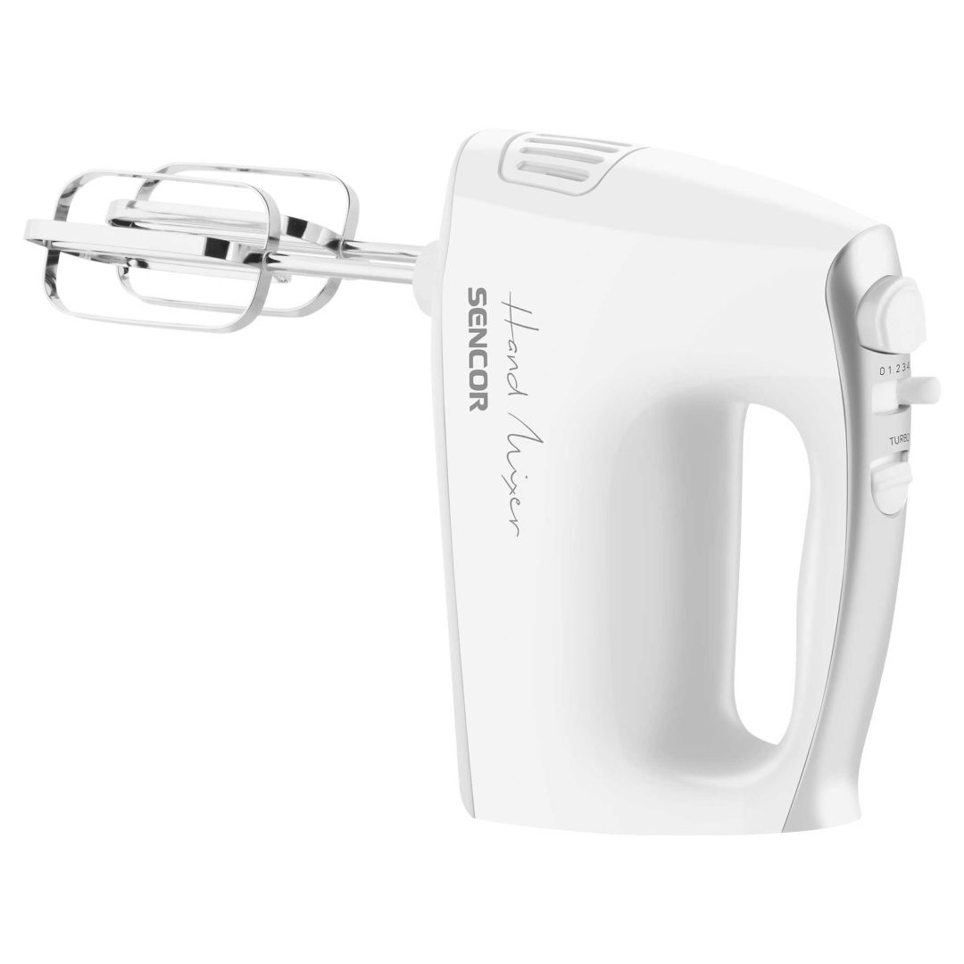 მიქსერი-SENCOR SHM 5206WH Hand Mixer, Power Input: 400W, 5 Speed Levels