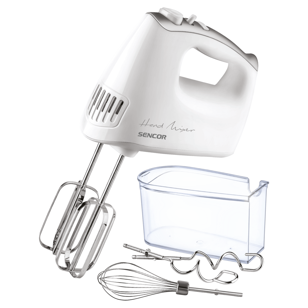 მიქსერი-SENCOR SHM 5206WH Hand Mixer, Power Input: 400W, 5 Speed Levels