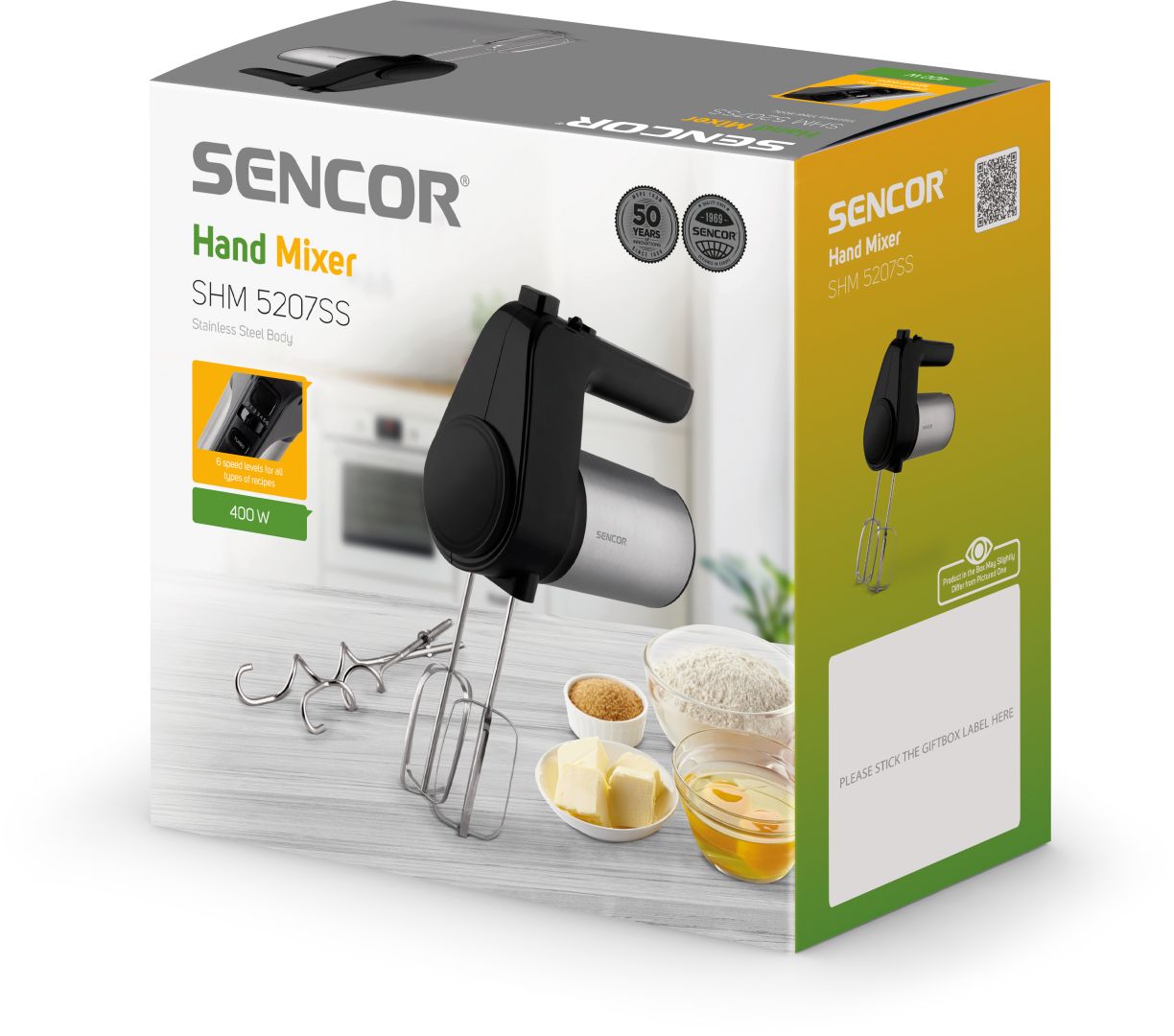 Mixer-SHM 5207SS Hand Mixer SENCOR