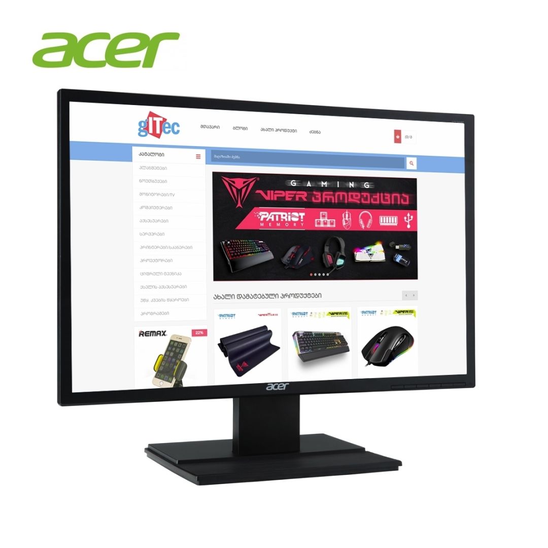 Acer Display 21.5" V226HQLbid  / LED/ HDMI: 75Hz,  / TN / 5ms  / 250nits